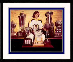 Boston Bruins Photo Double Matted & Framed
