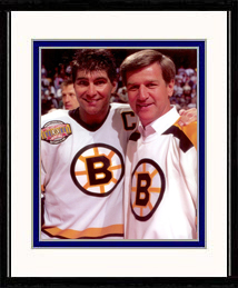 Boston Bruins Photo Double Matted & Framed