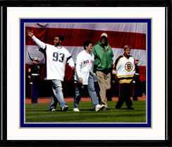 Boston Bruins Photo Double Matted & Framed