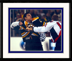 Boston Bruins Photo Double Matted & Framed